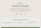 Grief Journal & Guide Bundle – Loss, Divorce & Letting Go – Interactive Digital Bundle