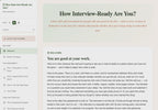 how-interview-ready-are-you walkthrough video