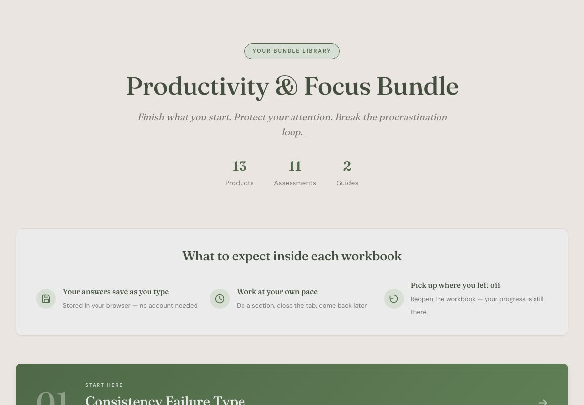 productivity-focus walkthrough video