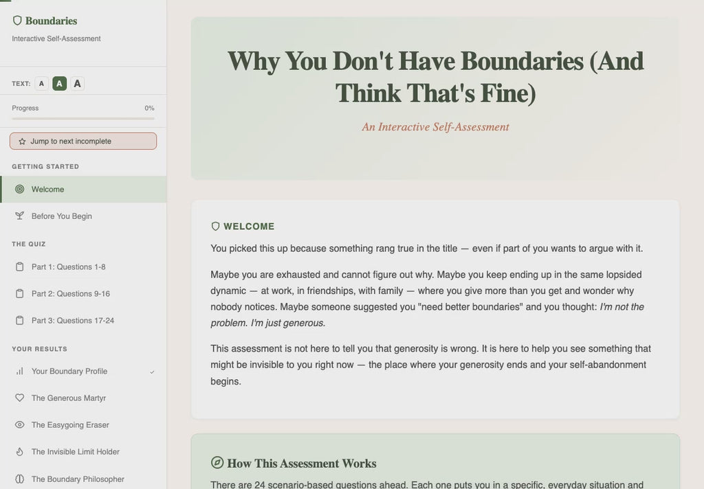 why-you-dont-have-boundaries walkthrough video