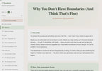 why-you-dont-have-boundaries walkthrough video