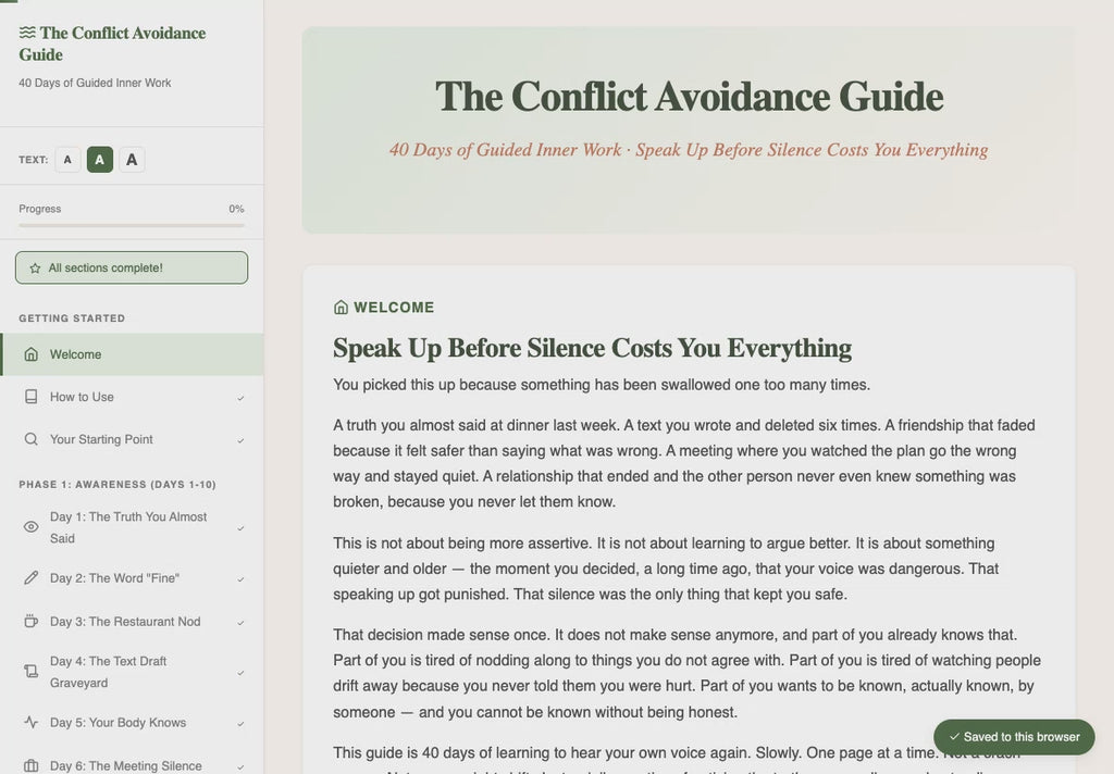 the-conflict-avoidance-guide walkthrough video
