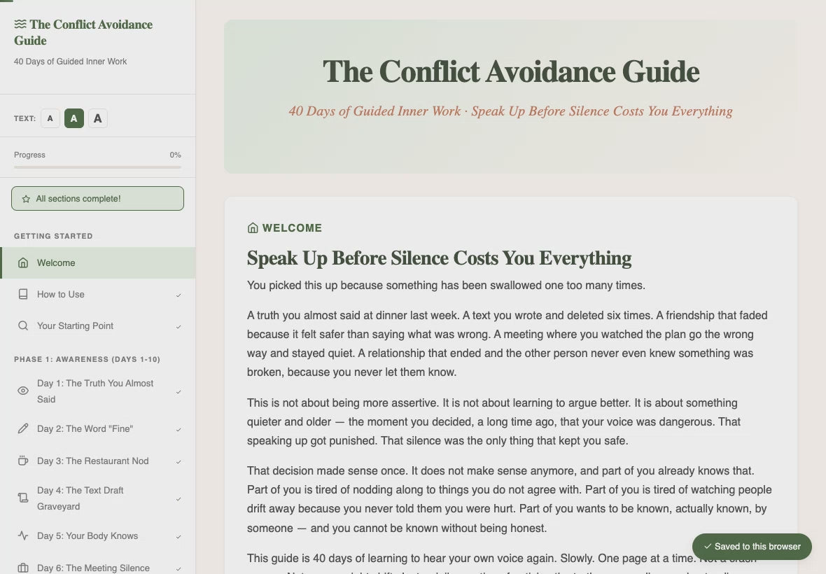 the-conflict-avoidance-guide walkthrough video