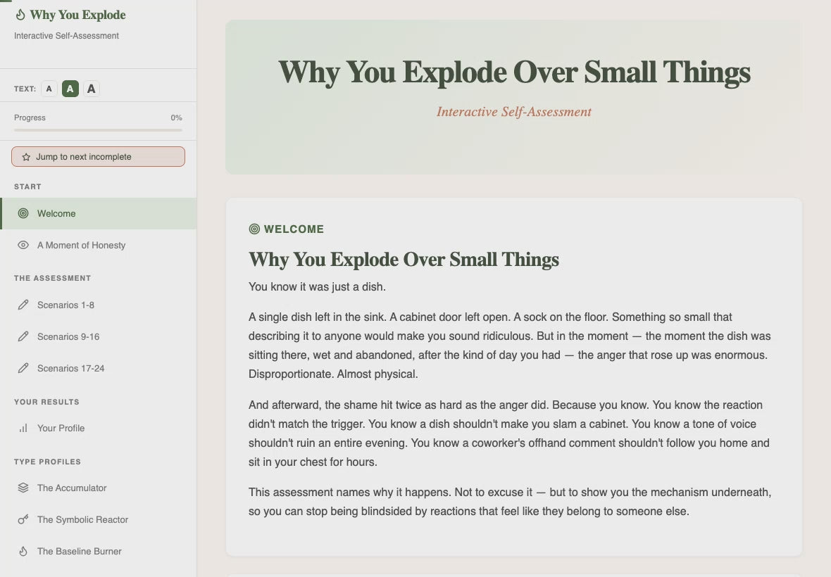 why-you-explode-over-small-things walkthrough video