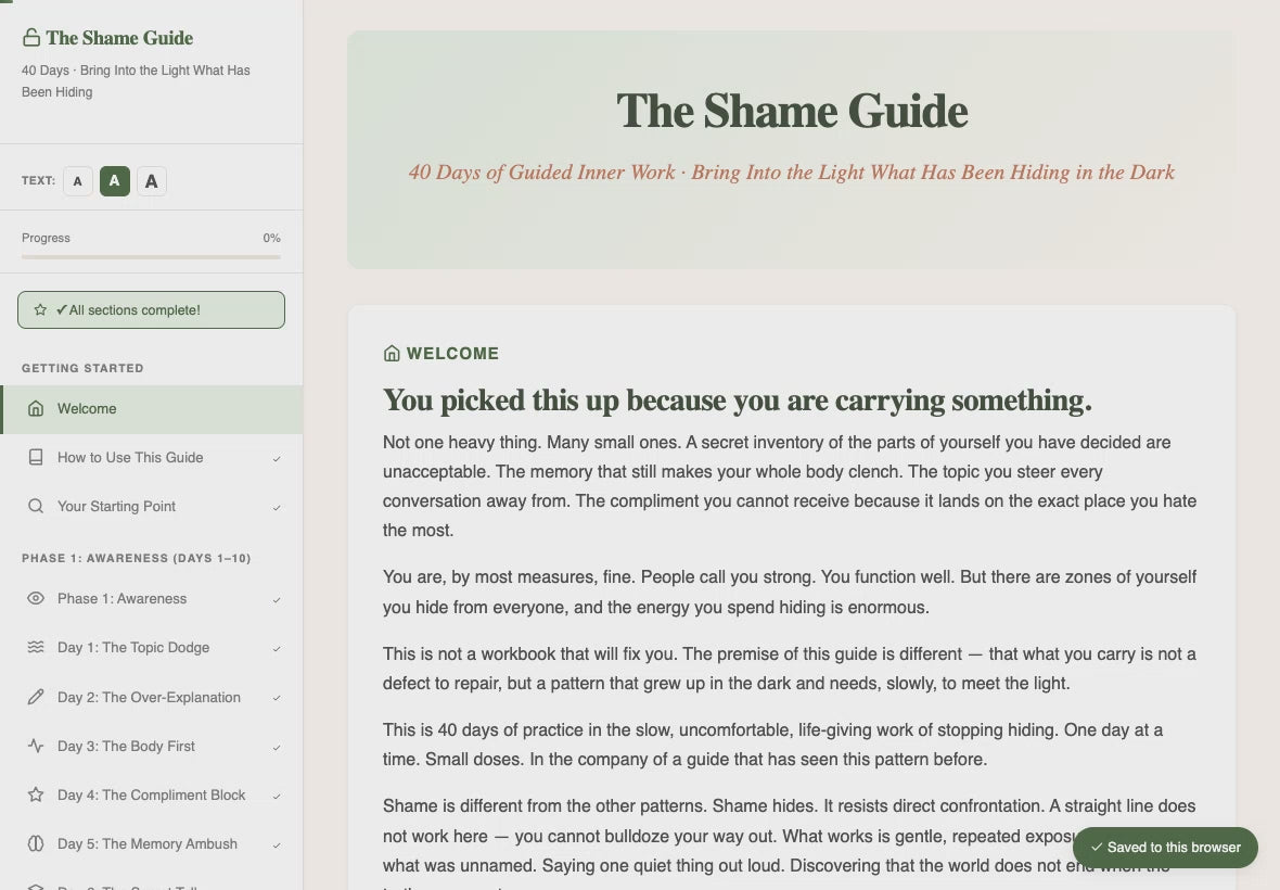 the-shame-guide walkthrough video
