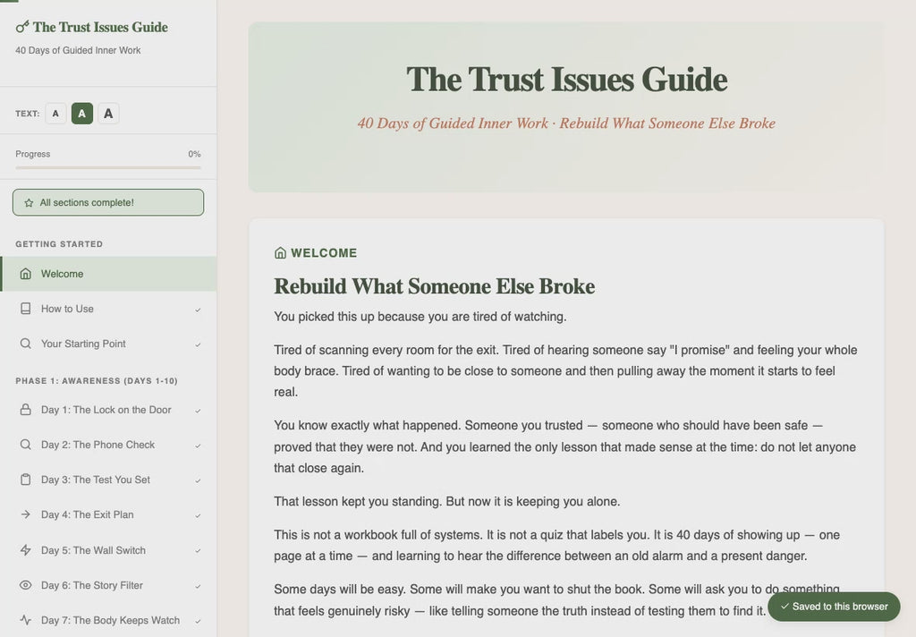 the-trust-issues-guide walkthrough video