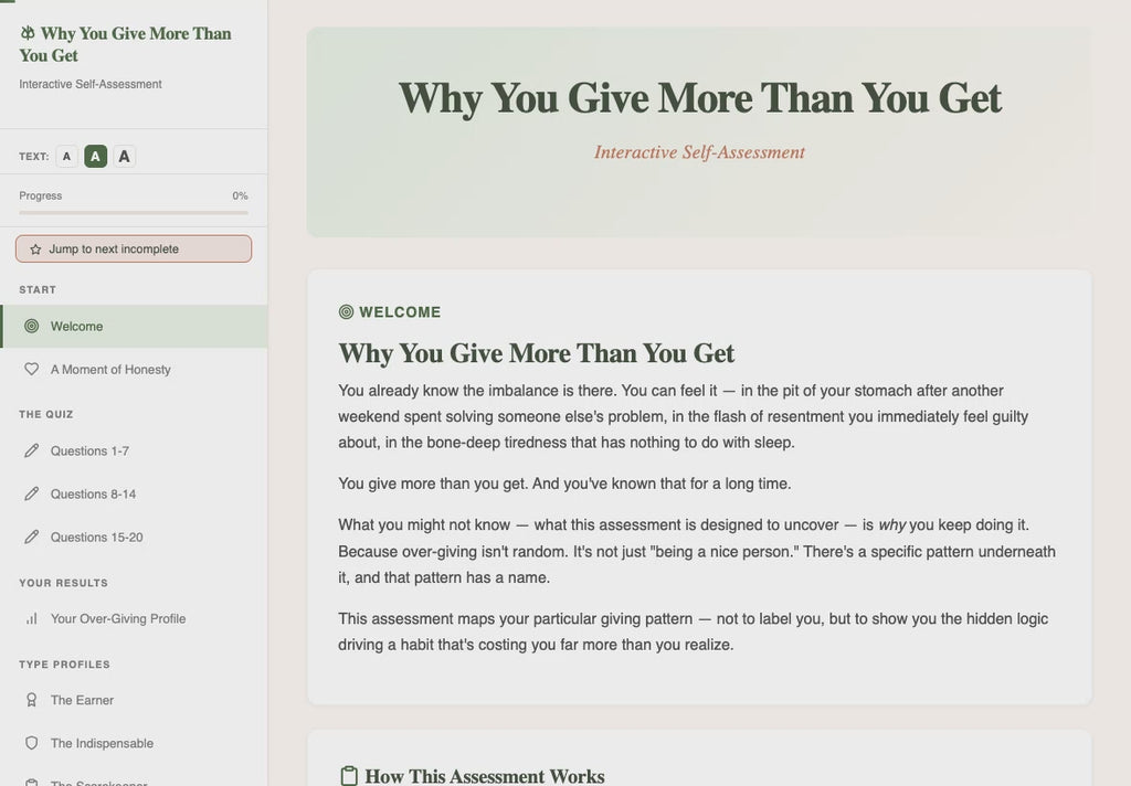 why-you-give-more-than-you-get walkthrough video