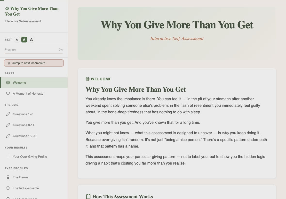 why-you-give-more-than-you-get walkthrough video
