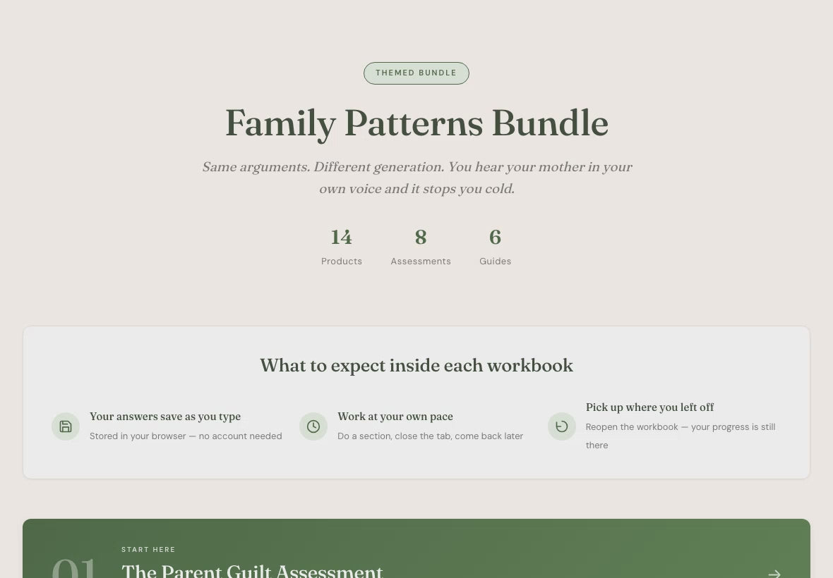 Shadow Work Bundle – Hear Your Mother in Your Voice – Interactive Digital Bundle
