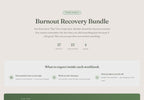 Burnout Recovery Bundle – From "I'm Fine" to Real Energy – Interactive Digital Bundle