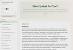 how-cynical-are-you-self-assessment walkthrough video