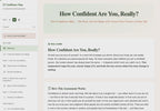 how-confident-are-you-really walkthrough video