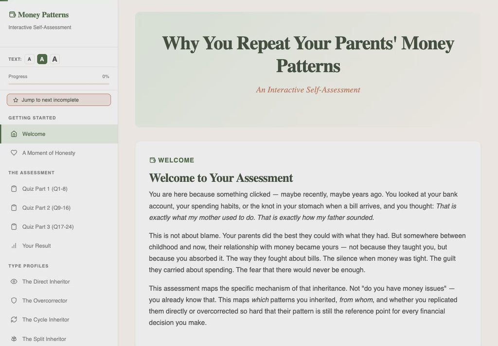 why-you-repeat-your-parents-money-patterns walkthrough video