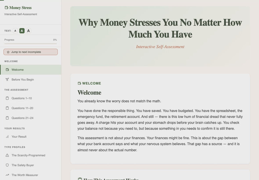 why-money-stresses-you-no-matter-how-much-you-have walkthrough video
