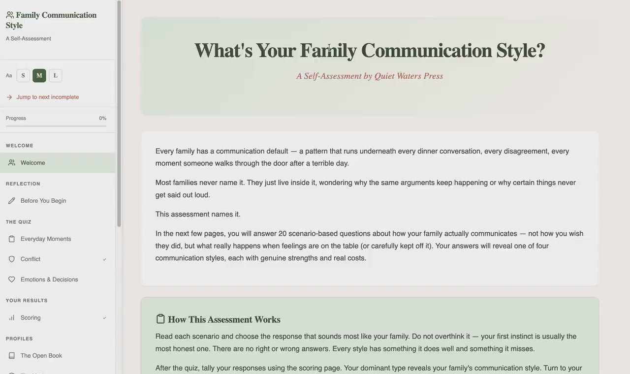 sa-family-communication-style walkthrough video