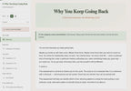 why-you-keep-going-back walkthrough video
