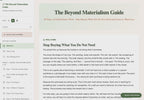 beyond-materialism-guide walkthrough video