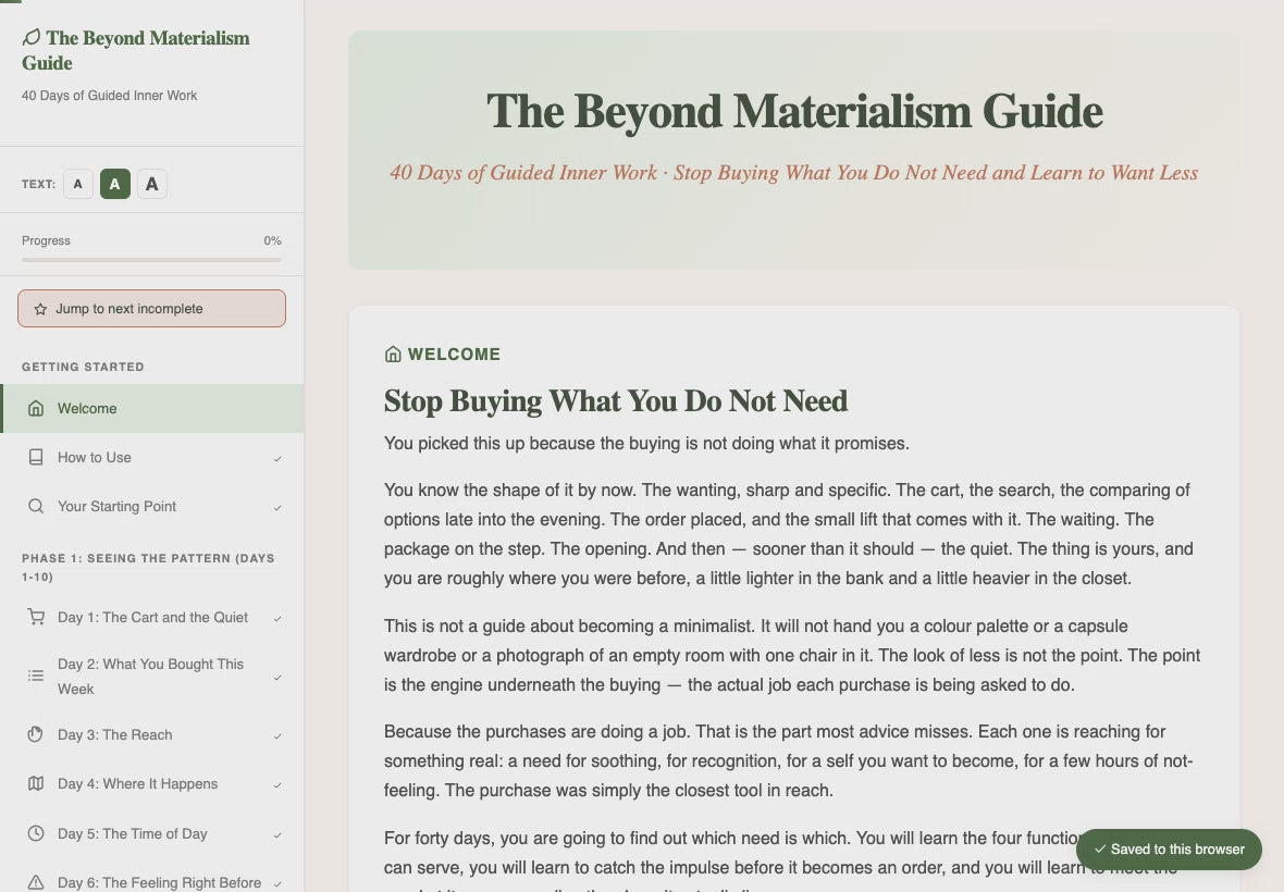 beyond-materialism-guide walkthrough video
