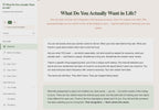 what-do-you-actually-want walkthrough video