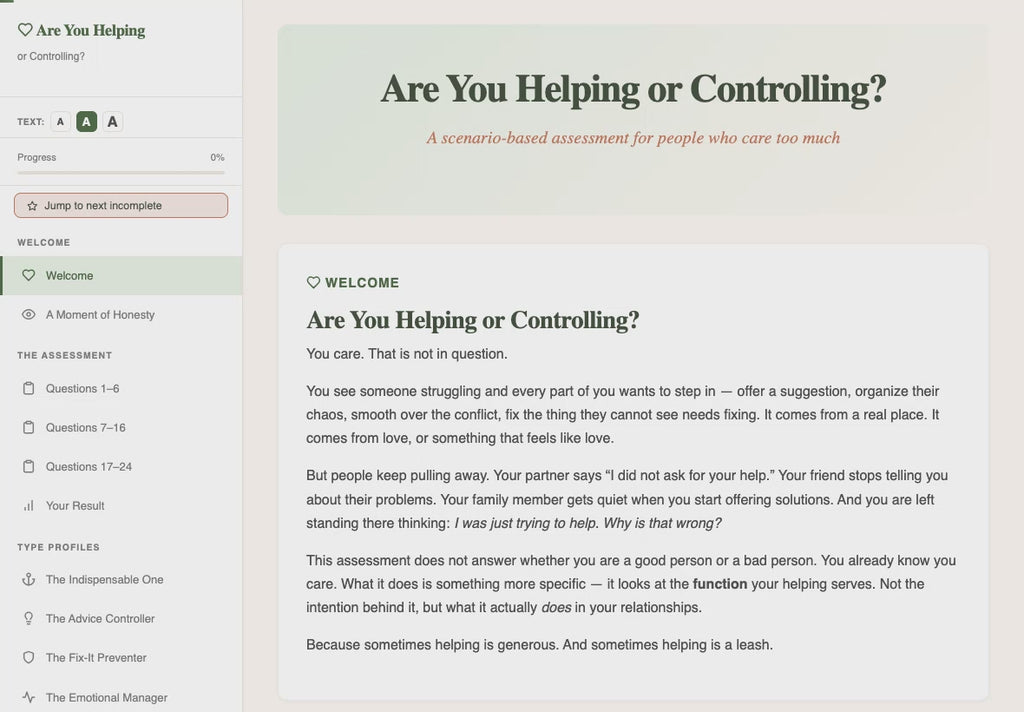 are-you-helping-or-controlling walkthrough video
