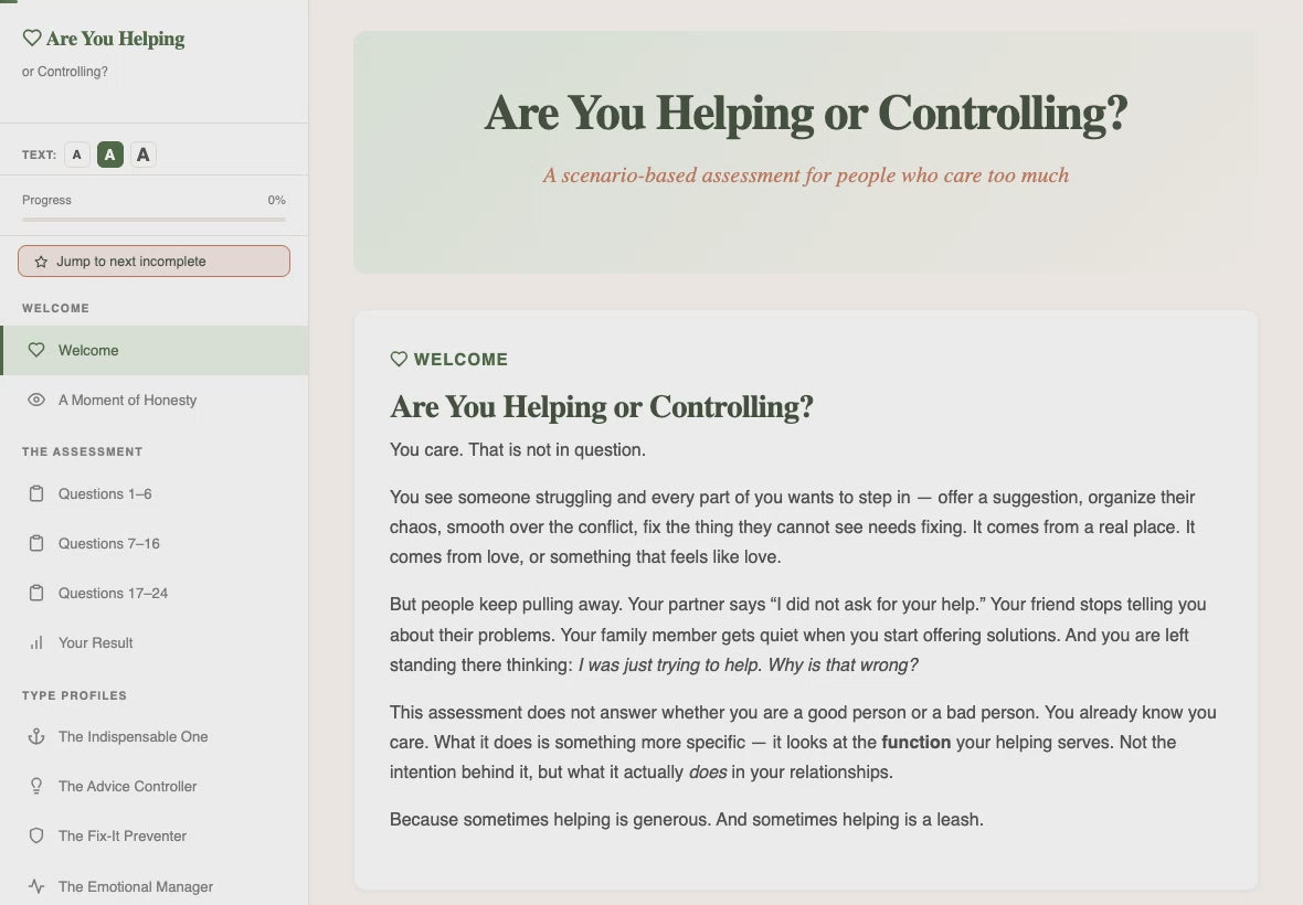 are-you-helping-or-controlling walkthrough video