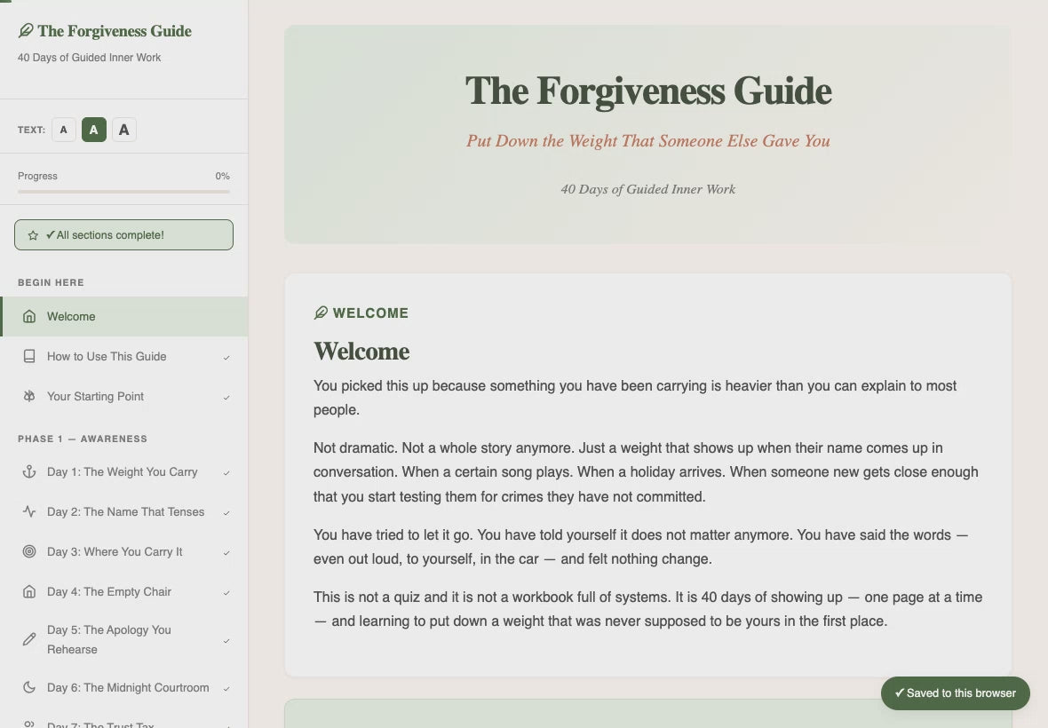 the-forgiveness-guide walkthrough video