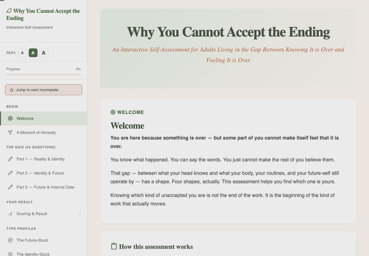 why-you-cant-accept-the-ending walkthrough video