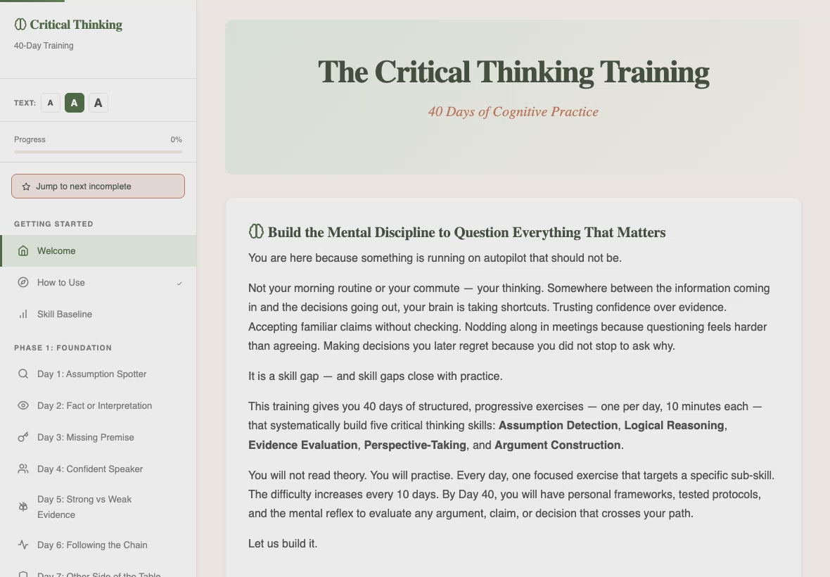 the-critical-thinking-training walkthrough video