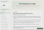 the-starting-over-guide walkthrough video