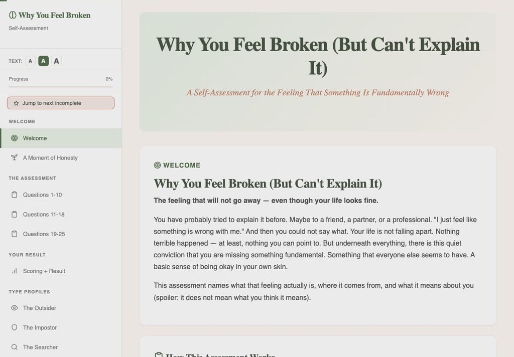 why-you-feel-broken-but-cant-explain-it walkthrough video