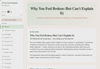 why-you-feel-broken-but-cant-explain-it walkthrough video