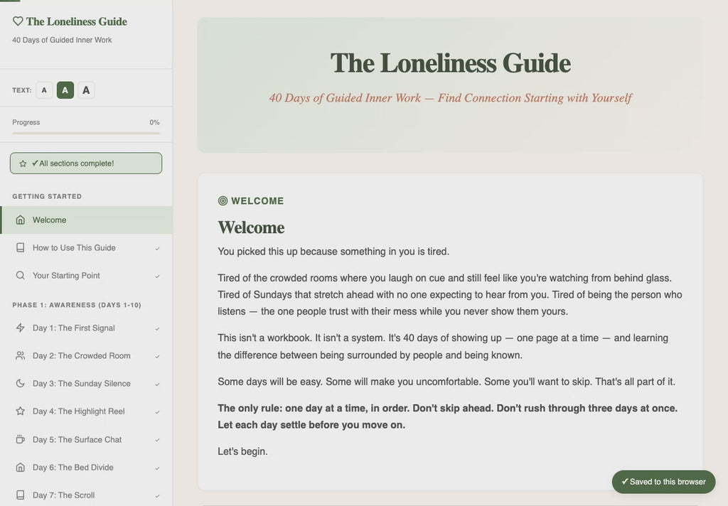the-loneliness-guide walkthrough video